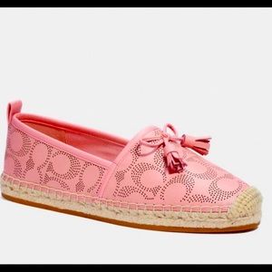 Coach Carson Espadrille Bubblegum pink size 7